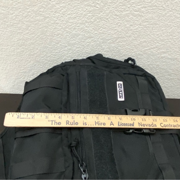 LIFE WIT Black Tactical Messenger Utility Sling Bag 16”X14”X6” - Picture 13 of 16